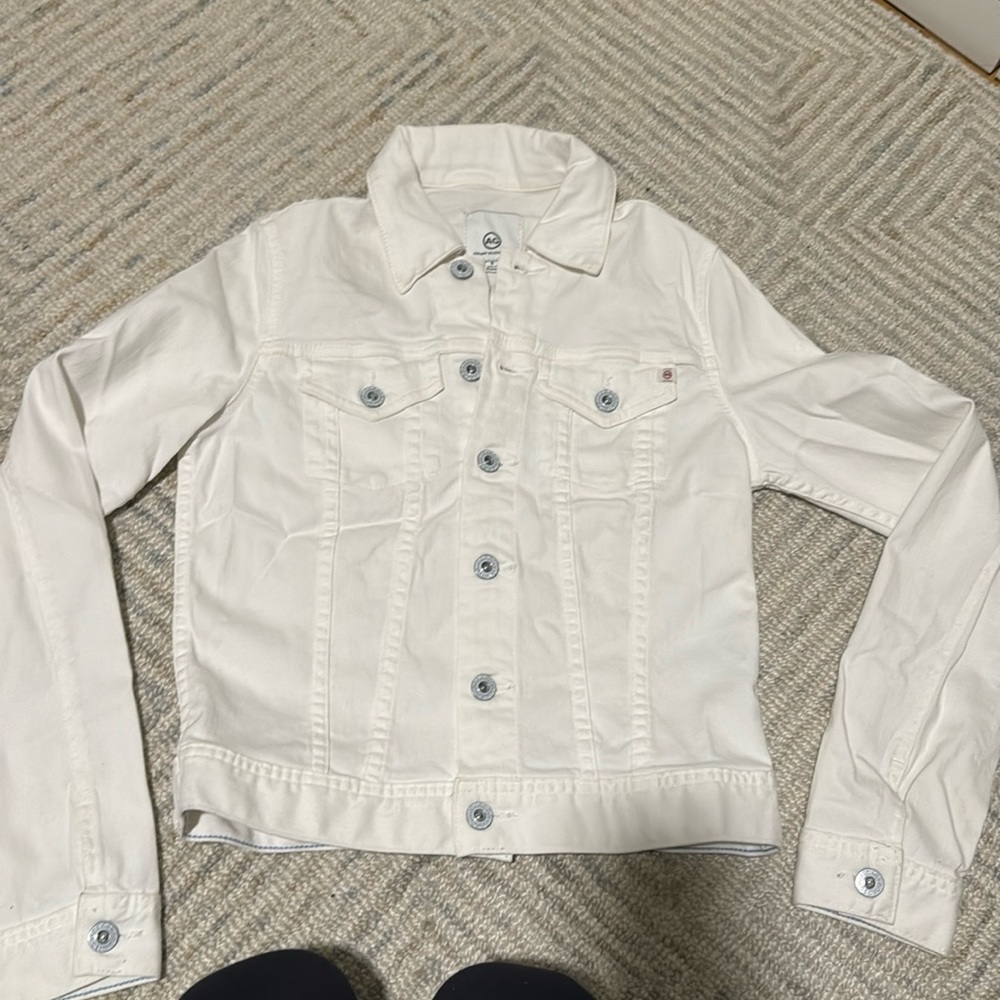AG White Denim Jacket